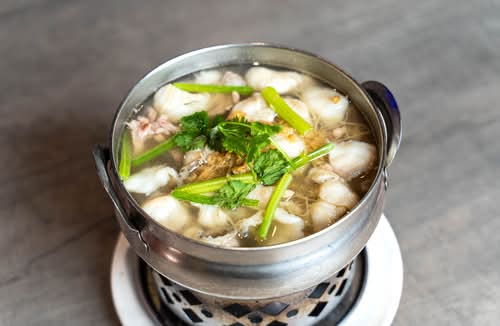 (Combo) Fish & Lamb Hot Pot /  (套餐)魚羊鮮鍋